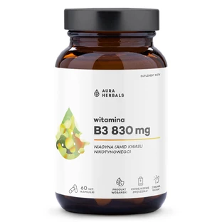 Aura Herbals Vitamine B3, niacine, 60 capsules