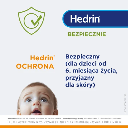 Hedrin Protection, spray balsam protector împotriva păduchilor, 100 ml