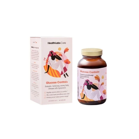 Health Labs, Glucose Control+, 90 capsules
