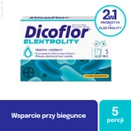 Dicoflor Elektrolity, für Kinder und Erwachsene, Bananengeschmack, 10 Portionsbeutel