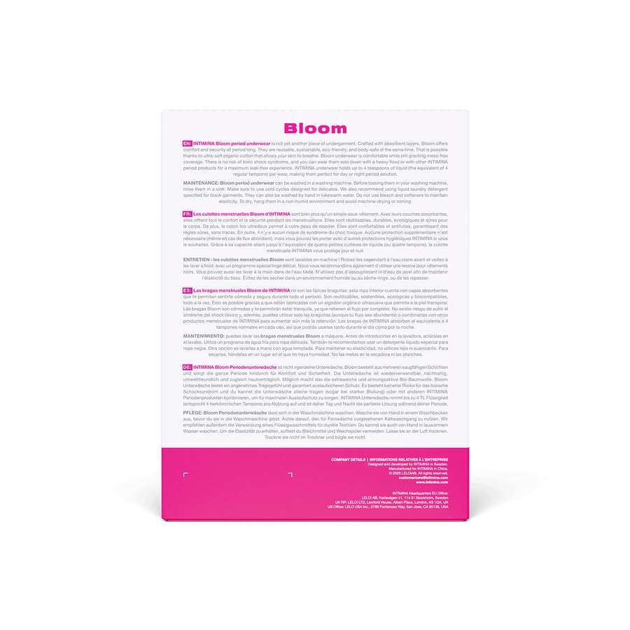 Intimina Bloom set, menstrual underwear, size M, 3 pieces