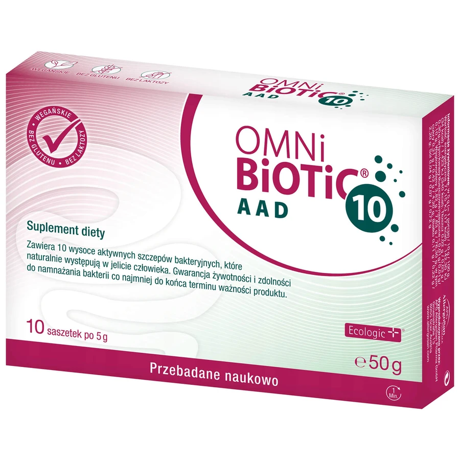 OmniBiotic 10 AAD, polvo, 5 g x 10 sobres