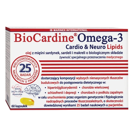 BioCardine Omega-3 Kardio&Neuro-Lipide, 60 Kapseln