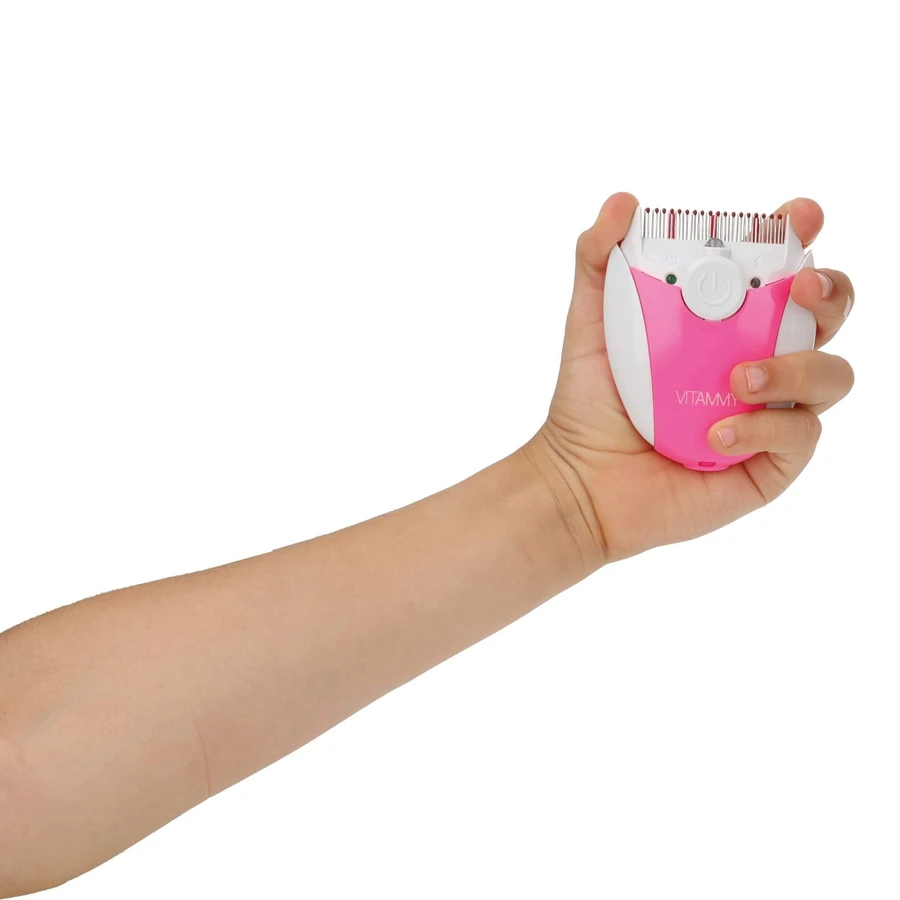Vitammy Ufo, elektronische luizen- en netenkam, roze, 1 stuk