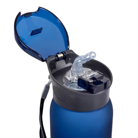Casno, Colorado tritaanfles met rietje, blauw, 600 ml