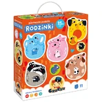 CzuCzu First Puzzle Families, Puzzles für Kinder, ab 15 Monaten, 22 Elemente