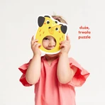 CzuCzu First Puzzle Families, Puzzles für Kinder, ab 15 Monaten, 22 Elemente