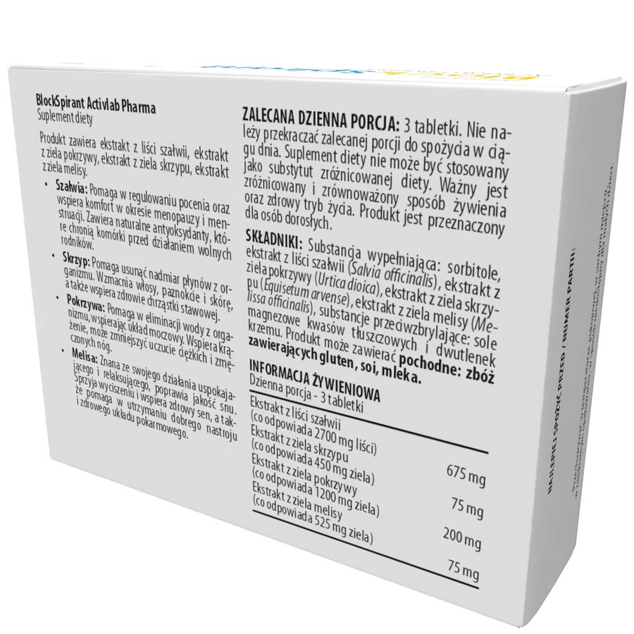 Activlab Pharma BlockSpirant, 30 comprimidos