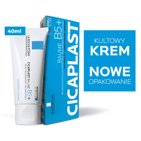 La Roche-Posay Kit Cicaplast Baume B5+, beruhigende regenerierende Lotion, 40 ml + Effaclar DUO+M, feuchtigkeitsspendende Aknecreme, 40 ml + Mini-Produktbox gratis