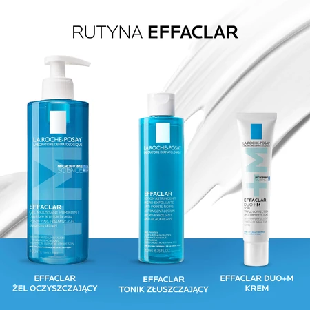 La Roche-Posay Kit Cicaplast Baume B5+, beruhigende regenerierende Lotion, 40 ml + Effaclar DUO+M, feuchtigkeitsspendende Aknecreme, 40 ml + Mini-Produktbox gratis