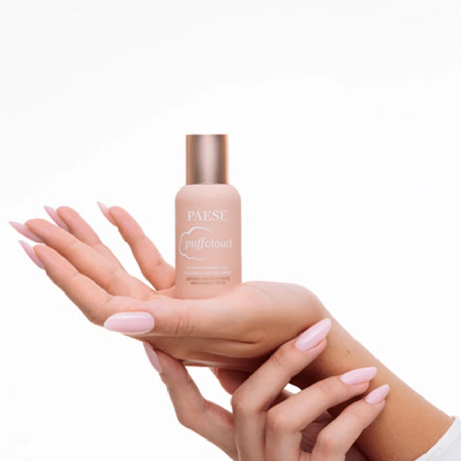 Paese Puff Cloud, satijnen gezichtsfoundation met vervagingseffect, 01 Licht Beige, SPF 20, 37 ml
