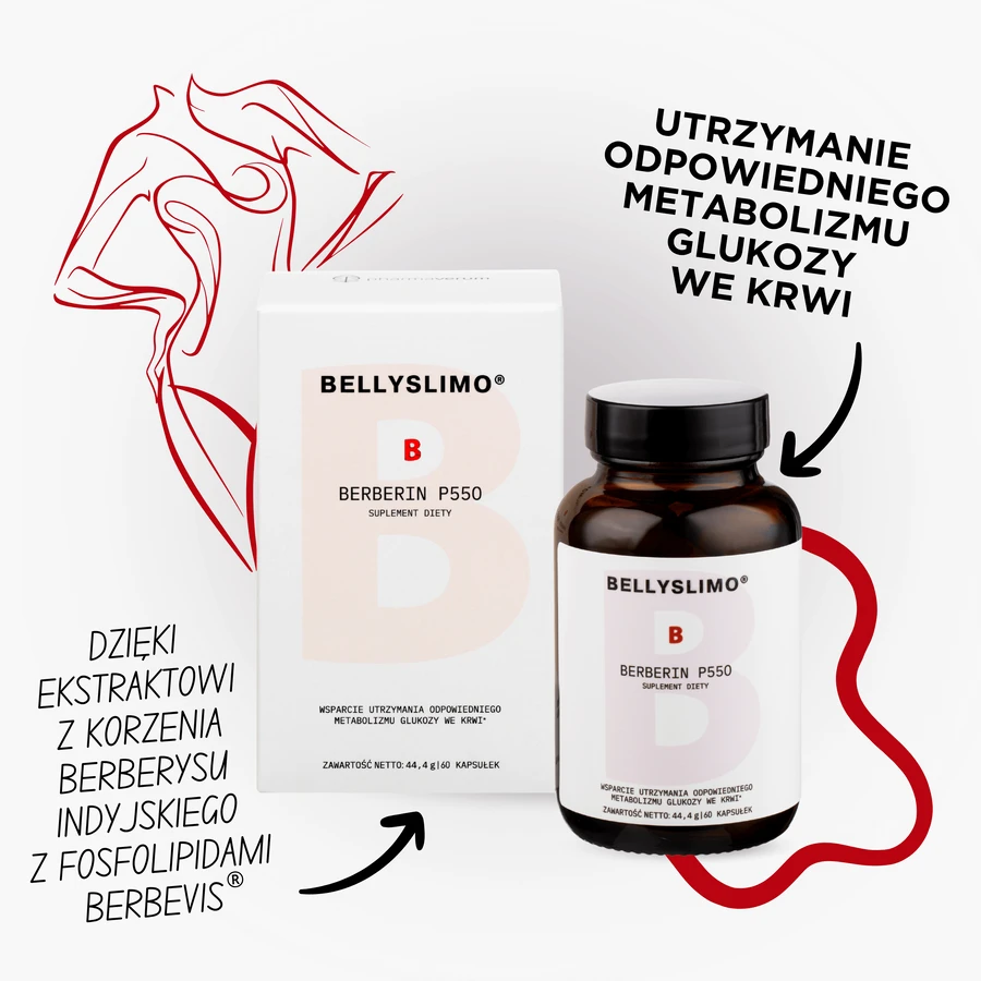 Bellyslimo Berberin P550, 60 capsule