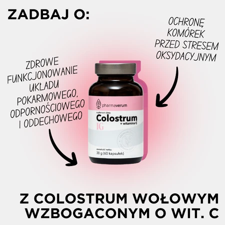 Pharmaverum Colostrum IG, 60 capsules