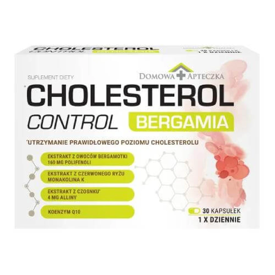 Home Pharmacy Cholesterol Control Bergamia, 30 gélules