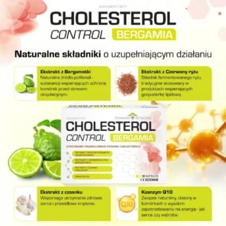 Home Pharmacy Cholesterol Control Bergamia, 30 gélules