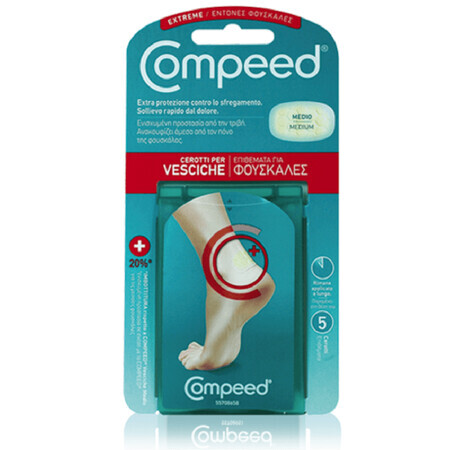 Plasturi pentru bașici medii Compeed, 10 buc, Johnson&Johnson