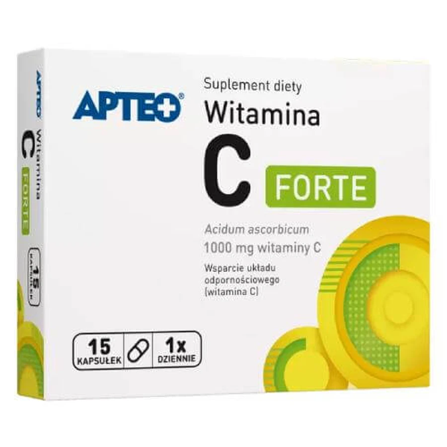 APTEO Vitamin C Forte 1000 mg, 15 caps