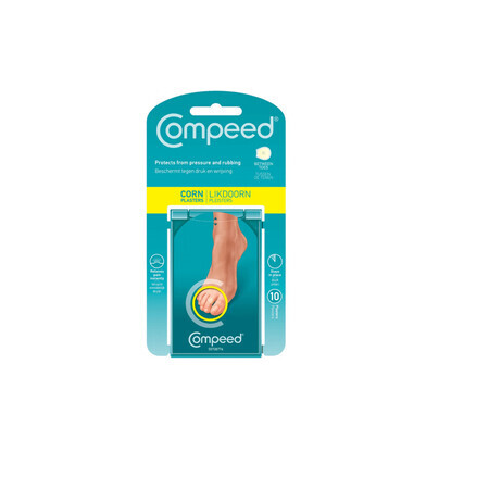 Plasturi pentru bataturi profunde interdigital, 10 buc, Compeed