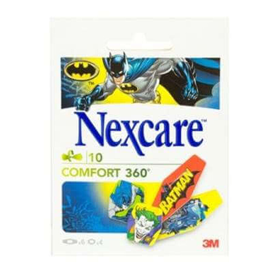 Plasturi pentru copii Batman, 10 bucăți, Nexcare