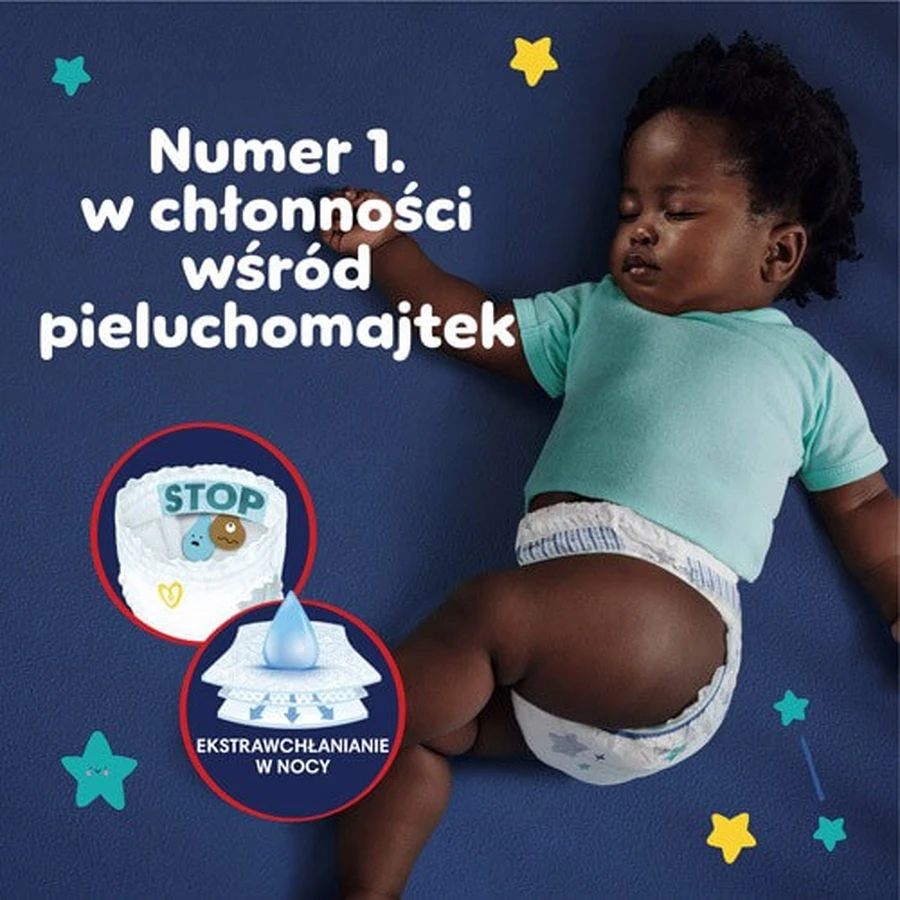 Pampers Nachtbroek 6 15kg+ 19st