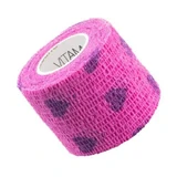 VITAMMY Autoband Elastische kohäsive Bandage 5cm x 450cm Herzen lila