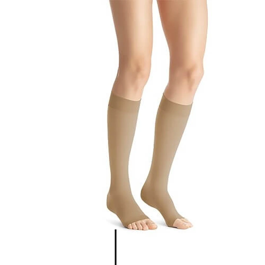 JOBST OPAQUE lange compressiekniekousen CCL1 natuur, maat 6 OP