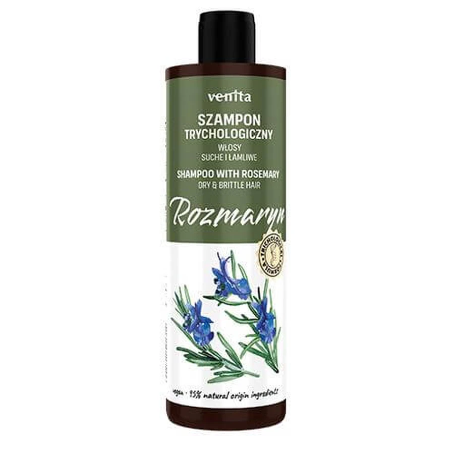 VENITA Trichology Shampoo for dry and brittle hair Rosemary, 300ml