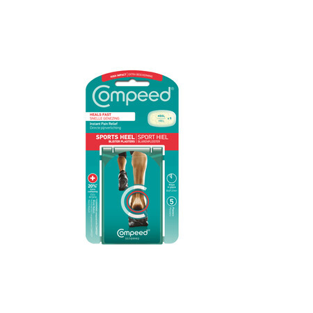 Plasturi sport pentru basici, 5 buc, Compeed