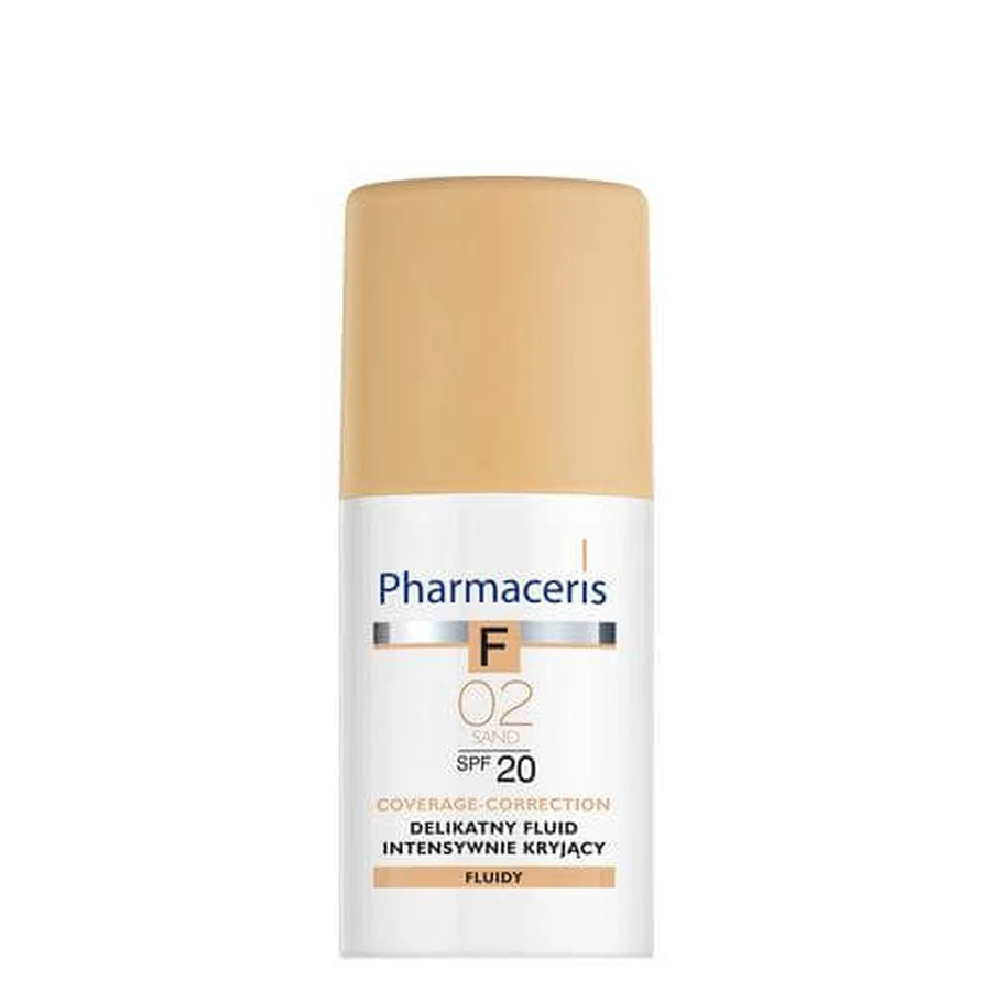 PHARMACERIS F Intensive Abdeckflüssigkeit "02" mit SPF20 - 30 ml
