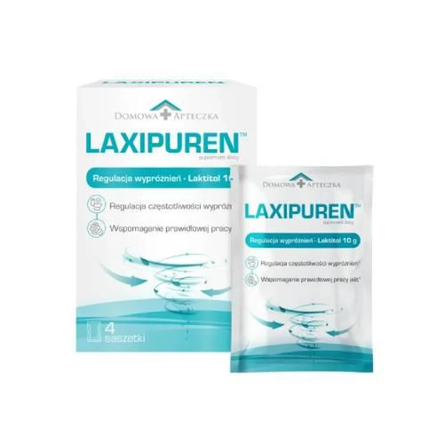 Hausapotheke Laxipuren Darmbewegungssteuerung, 4 Beutel à 10 g