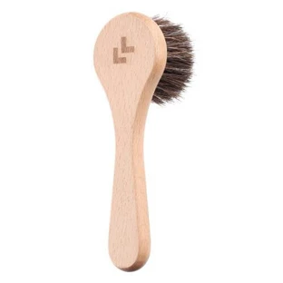 LULLALOVE Brosse professionnelle en crin pour le visage et le cou