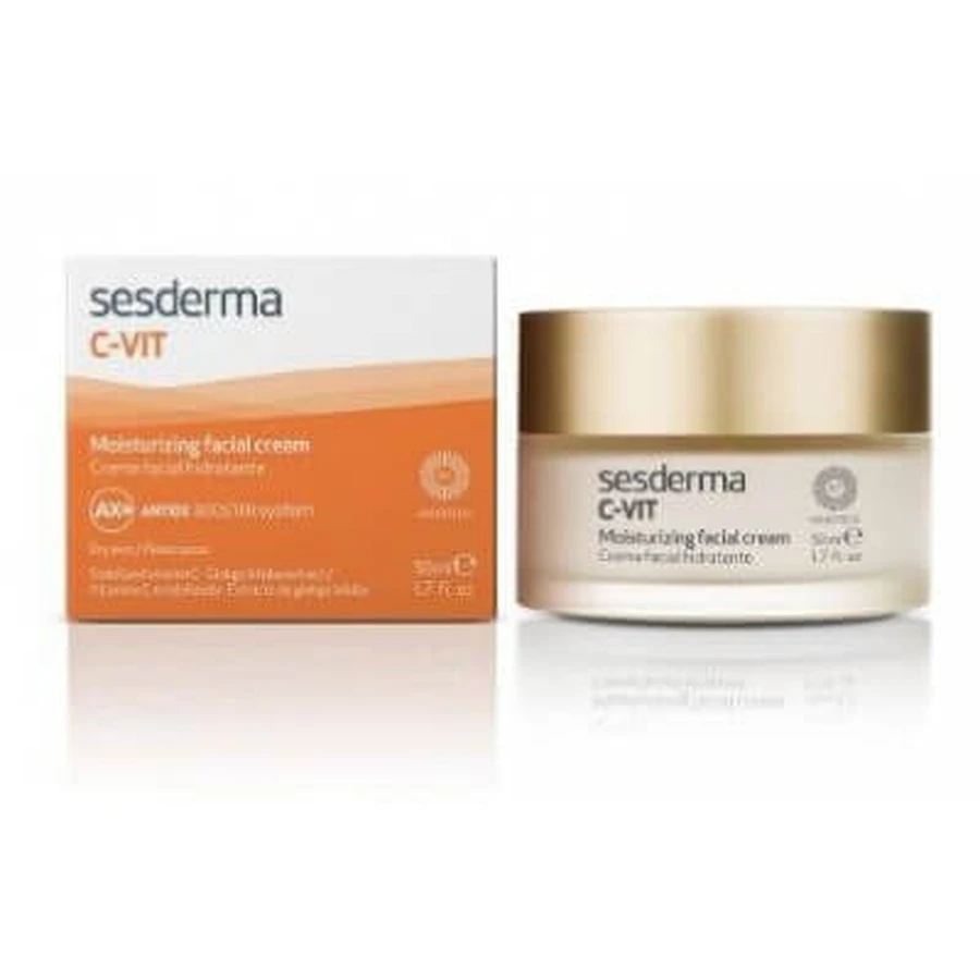 SESDERMA C-VIT Crème hydratante pour le visage, 50 ml