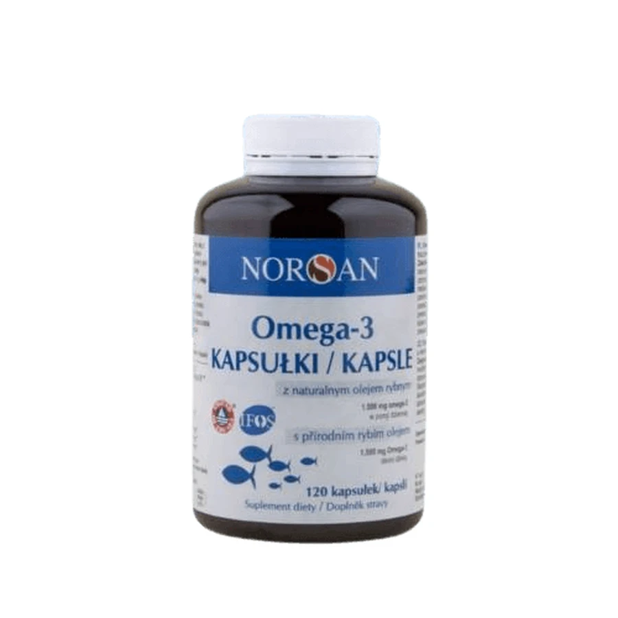 Norsan Omega-3 met natuurlijke visolie (1500 mg), 120 capsules