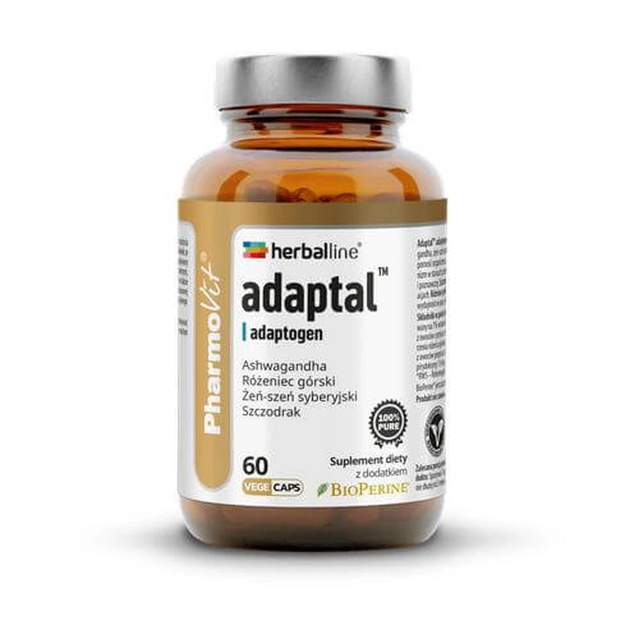 PHARMOVIT Adaptal Adaptogeen, 60 capsules