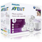 Dubbele elektrische borstkolf - Comfort, SCF334/02, Philips Avent