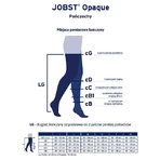 JOBST OPAQUE long compression stockings CCL1 black, size 4 OP