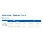 Actimove Professional Line Apărătoare pentru încheietura mâinii mărimea S/M (stânga) negru, 1 buc