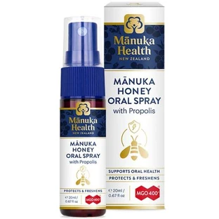 Spray oral cu miere de Manuka MGO 400+ și propolis BIO 30, 20 ml