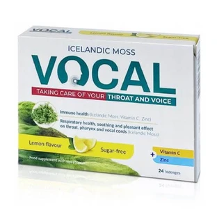 VOCAL lemon lozenges, 24 pcs