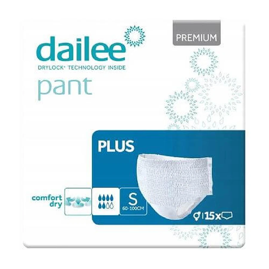 DAILEE Pant Premium Plus Chiloți absorbanți S, 15pcs
