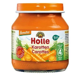 HOLLE Bio Baby Food Zanahoria, 125g