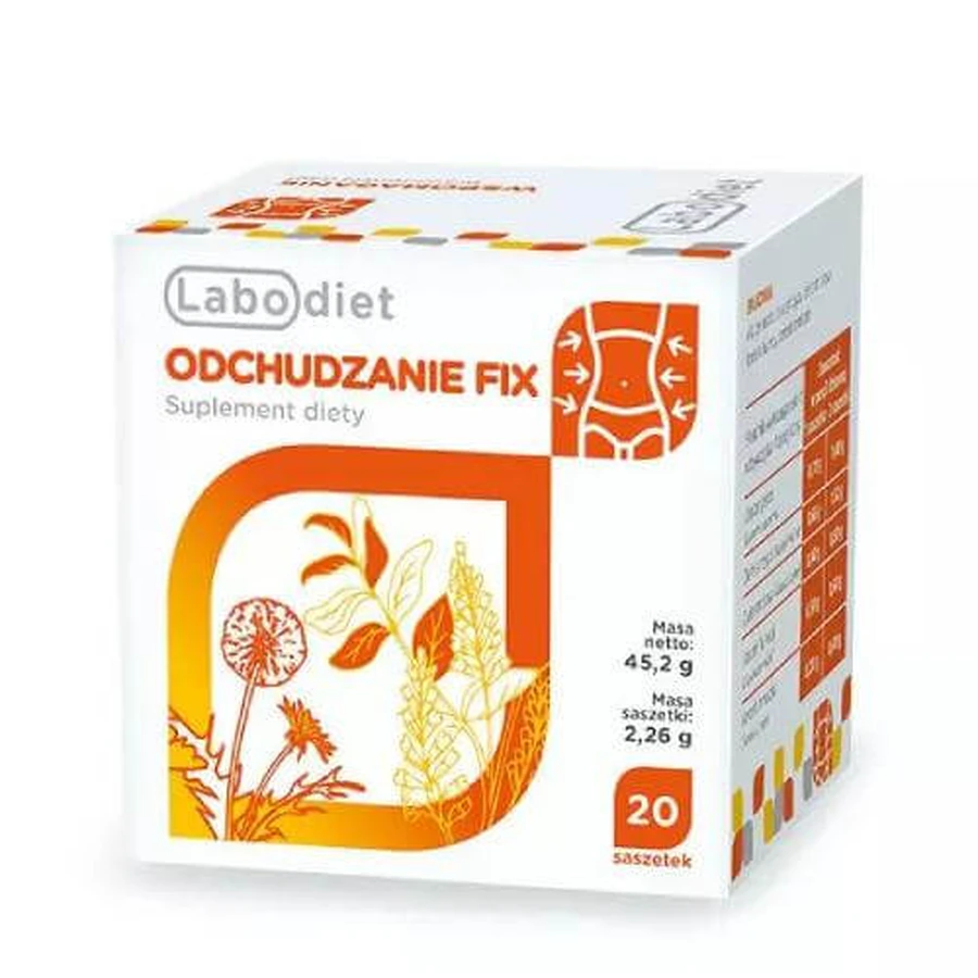 Labodiet Afslankfix, 20 sachets