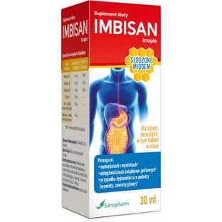 IMBISAN drops -preparation giving support in the prevention of vomiting - 30ml