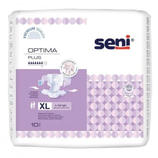 SENI OPTIMA PLUS X-LARGE Pañales con cinturón, 10 piezas