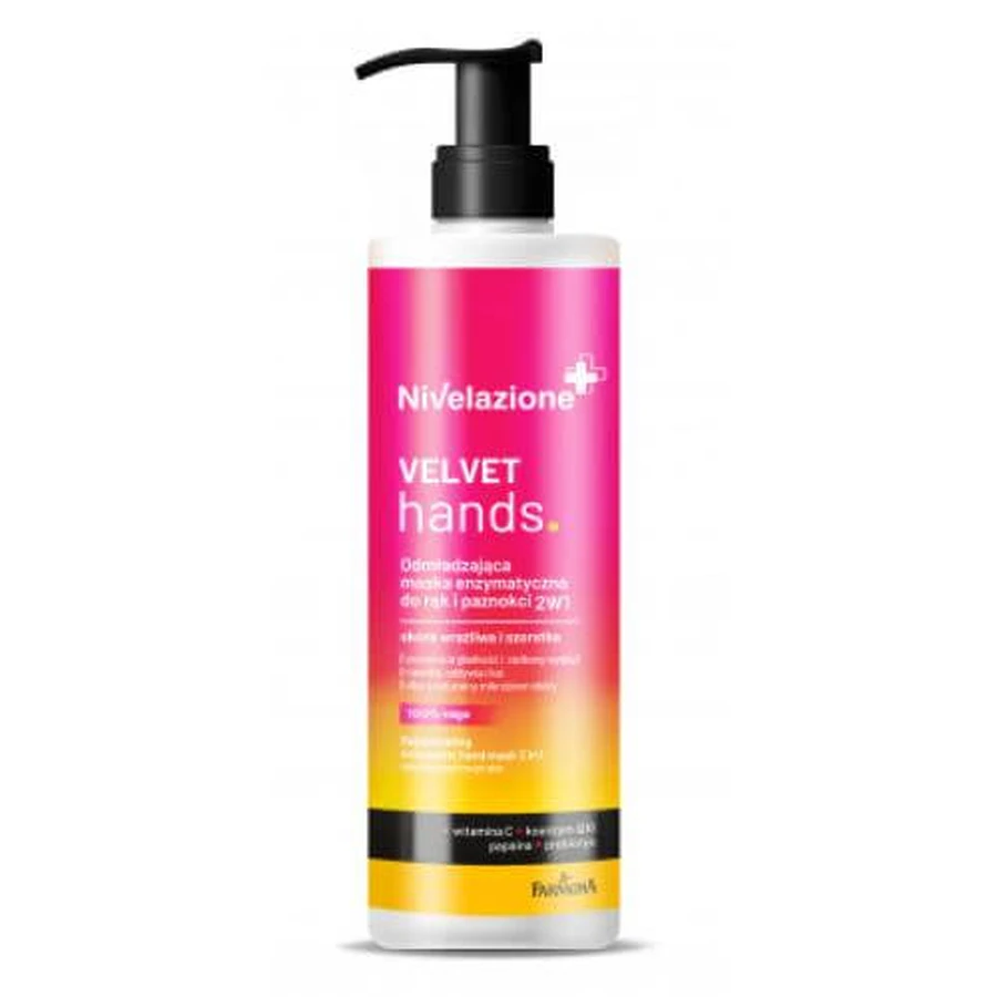 FARMONA NIVELAZIONE 2w1 Rejuvenating Enzymatic Hand Mask, 200ml