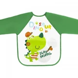 BOCIOLAND Dino oilcloth sleeve bib 6m+