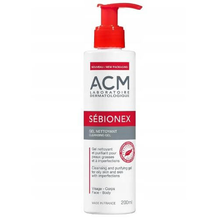 ACM SEBIONEX Cleansing and Cleansing Gel, 200ml