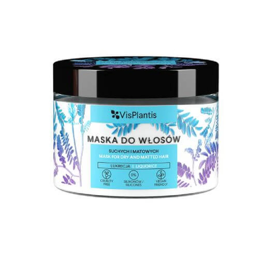 Vis Plantis Masker voor droog en dof haar - Zoethout, 300ml