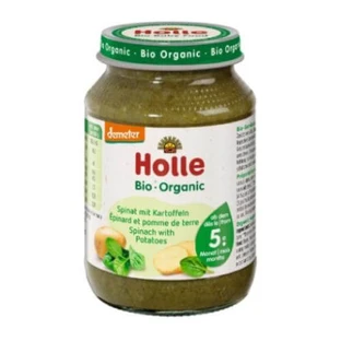 HOLLE Bio Babyschaal Spinazie-aardappel 5m+, 190g
