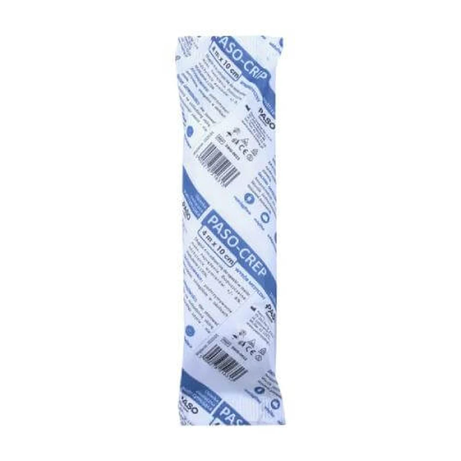 Paso- crep Ondersteunend elastisch verband 4mx10cm, 1pc